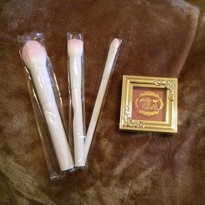 3pc brush + blush set